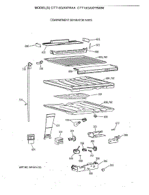 05 - Compartment Separator Parts parts for Ge Refrigerator CTT18GAXFRWW from AppliancePartsPros.com