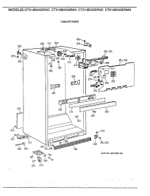 03 - Cabinet Parts parts for Ge Refrigerator CTX18BAXGRWH from AppliancePartsPros.com