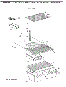 04 - Shelf Parts parts for Ge Refrigerator CTX18EAXGRAD from AppliancePartsPros.com