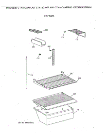 04 - Shelf Parts parts for Ge Refrigerator CTX18CAXFRAD from AppliancePartsPros.com