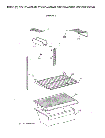 04 - Shelf Parts parts for Ge Refrigerator CTX18CAXGRWH from AppliancePartsPros.com