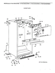03 - Cabinet Parts parts for Ge Refrigerator CTX21BAXCRAD from AppliancePartsPros.com