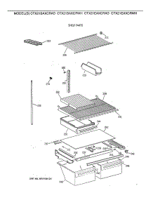 04 - Shelf Parts parts for Ge Refrigerator CTX21EAXCRAD from AppliancePartsPros.com
