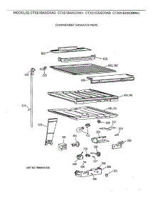 05 - Compartment Separator Parts parts for Ge Refrigerator CTX21EAXCRWH from AppliancePartsPros.com