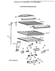 05 - Compartment Separator Parts parts for Ge Refrigerator CTH18EAXBRAD from AppliancePartsPros.com