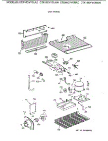 03 - Unit Parts parts for Ge Refrigerator CTX16CYYCLWH from AppliancePartsPros.com