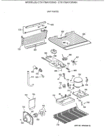 03 - Unit Parts parts for Ge Refrigerator CTX17BAYCRWH from AppliancePartsPros.com
