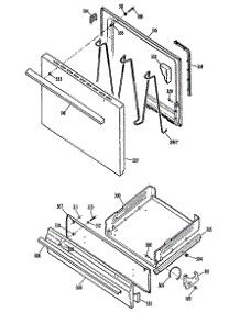 04 - Section4 parts for Ge Range JGBS04EV1WH from AppliancePartsPros.com