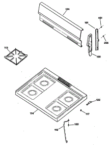02 - Section2 parts for Ge Range JGBS04PV1WH from AppliancePartsPros.com