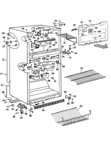 02 - Section2 parts for Ge Refrigerator CTX18LLJRWH from AppliancePartsPros.com