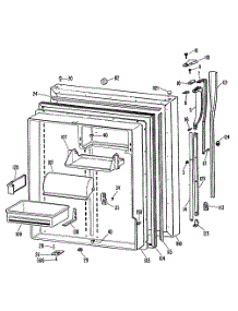 02 - Section2 parts for Ge Refrigerator CTX22DLFRAD from AppliancePartsPros.com
