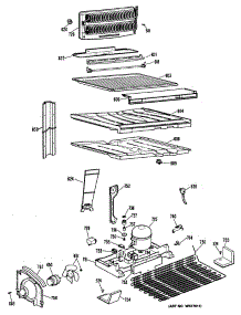03 - Section3 parts for Ge Refrigerator CTX18LLRRWH from AppliancePartsPros.com