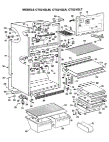 02 - Section2 parts for Ge Refrigerator CTX21GLRRAD from AppliancePartsPros.com