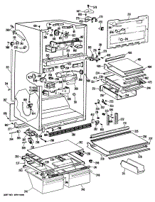 03 - Section3 parts for Ge Refrigerator CTXW25DLRRWH from AppliancePartsPros.com