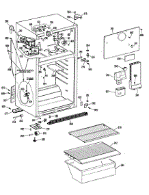 02 - Section2 parts for Ge Refrigerator CTX16AMERAD from AppliancePartsPros.com