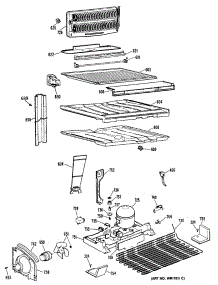 03 - Section3 parts for Ge Refrigerator CTX19GPKRAD from AppliancePartsPros.com