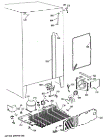 04 - Section4 parts for Ge Refrigerator CSC20GWSBWH from AppliancePartsPros.com