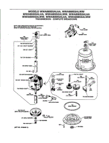 03 - Transmission - Complete Breakdown parts for Ge Washer WWA8695SALAA from AppliancePartsPros.com