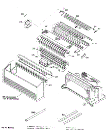 02 - Section2 parts for Ge Air Conditioner AZC309EBV1 from AppliancePartsPros.com