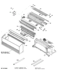 02 - Section2 parts for Ge Air Conditioner AZR209DBV1 from AppliancePartsPros.com