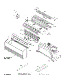 03 - Section3 parts for Ge Air Conditioner AZW306DBV1 from AppliancePartsPros.com