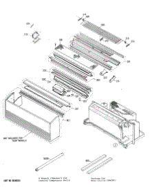 02 - Section2 parts for Ge Air Conditioner AZR212DBV2 from AppliancePartsPros.com