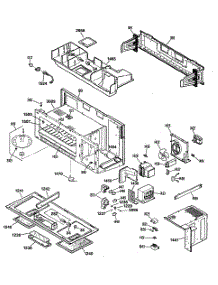 02 - Section2 parts for Ge Microwave JVM152K04 from AppliancePartsPros.com
