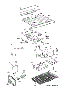 04 - Section4 parts for Ge Refrigerator TBE16SASFRWH from AppliancePartsPros.com