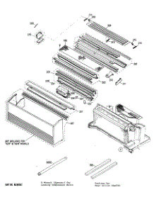 03 - Section3 parts for Ge Air Conditioner AZW312DBV3 from AppliancePartsPros.com