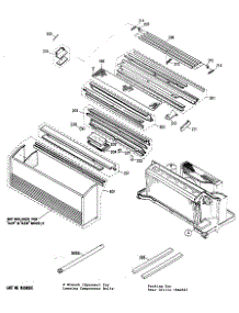 03 - Section3 parts for Ge Air Conditioner AZW315DBV2 from AppliancePartsPros.com