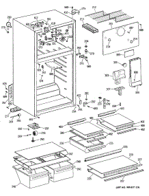 02 - Section2 parts for Ge Refrigerator TBX16JATDRWH from AppliancePartsPros.com