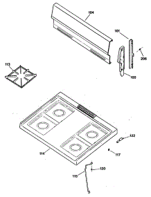 02 - Section2 parts for Ge Range JGBS06PV1WH from AppliancePartsPros.com