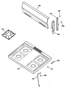 02 - Section2 parts for Ge Range JGBS06EV1WH from AppliancePartsPros.com