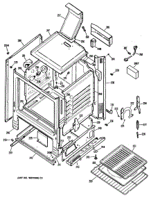 03 - Section3 parts for Ge Range JGBS06EV1WH from AppliancePartsPros.com