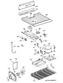 03 - Section3 parts for Ge Refrigerator TBX14SATGRWH from AppliancePartsPros.com