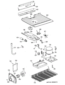 03 - Section3 parts for Ge Refrigerator TBX16DATGRWH from AppliancePartsPros.com