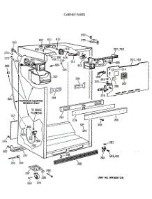 03 - Cabinet Parts parts for Ge Refrigerator TBX18JAXBRWW from AppliancePartsPros.com