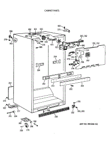 03 - Cabinet Parts parts for Ge Refrigerator TBX19DAXBRWW from AppliancePartsPros.com