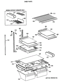 04 - Shelf Parts parts for Ge Refrigerator TBX22JAXBRWW from AppliancePartsPros.com