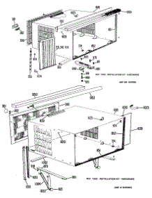 02 - Section2 parts for Ge Air Conditioner KF908FWP1 from AppliancePartsPros.com