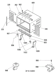 04 - Section4 parts for Ge Air Conditioner KMM12DAM1 from AppliancePartsPros.com
