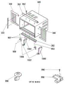 04 - Section4 parts for Ge Air Conditioner KVM21DAM1 from AppliancePartsPros.com