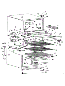 02 - Section2 parts for Ge Refrigerator CTA13CJBRWH from AppliancePartsPros.com