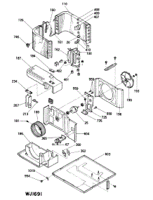 03 - Section3 parts for Ge Air Conditioner KMH12AAM1 from AppliancePartsPros.com