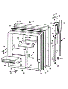 02 - Section2 parts for Ge Refrigerator CTX22DLJRAD from AppliancePartsPros.com
