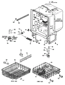 02 - Section2 parts for Ge Dishwasher HDA2030M25WA from AppliancePartsPros.com