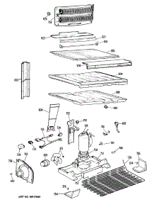 03 - Section3 parts for Ge Refrigerator CTX18CLBLAD from AppliancePartsPros.com