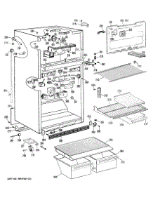 02 - Section2 parts for Ge Refrigerator CTE18EPFRWH from AppliancePartsPros.com