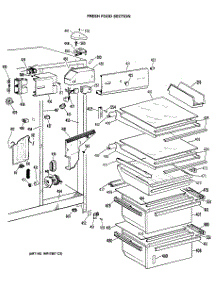 04 - Fresh Food Section parts for Ge Refrigerator CSX27HRBAD from AppliancePartsPros.com