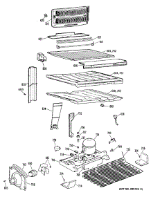 03 - Section3 parts for Ge Refrigerator CTH21ERERWH from AppliancePartsPros.com